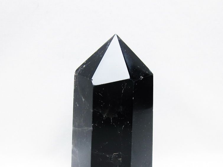 モリオン ポイント  黒水晶 六角柱 一点物 152-3991