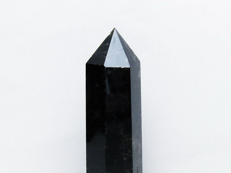 モリオン 黒水晶 六角柱 台座付き 一点物 152-4022 [sold out]