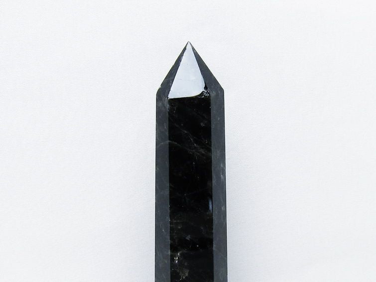 モリオン 黒水晶 六角柱 台座付き 一点物 152-4023 【sold out】