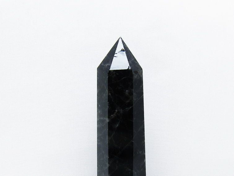 モリオン 黒水晶 六角柱 台座付き 一点物 152-4023 【sold out】
