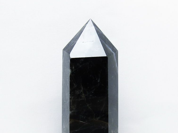 モリオン 黒水晶 六角柱 台座付き 一点物 152-4024 [sold out]