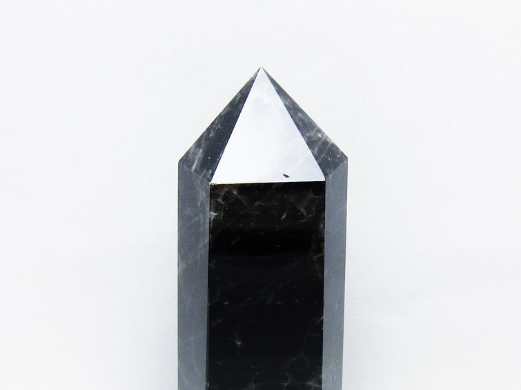 モリオン 黒水晶 六角柱 台座付き 一点物 152-4025 【sold out】