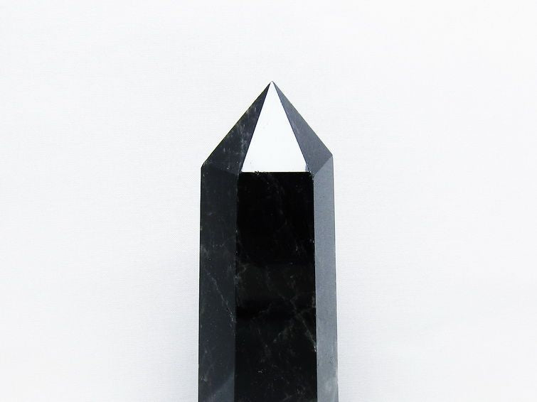 モリオン 黒水晶 六角柱 台座付き 一点物 152-4026 【sold out】
