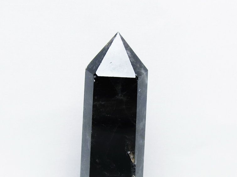 モリオン 黒水晶 六角柱 台座付き 一点物 152-4029 【sold out】