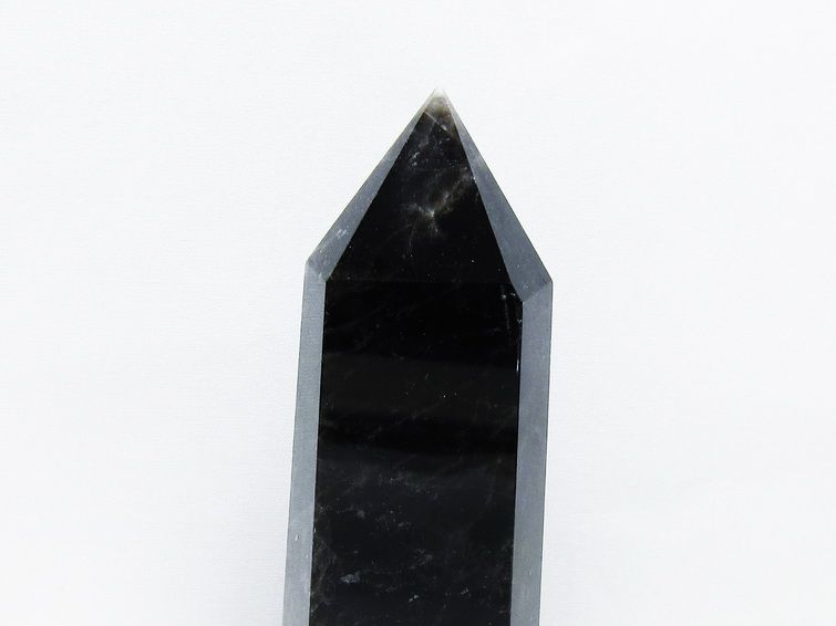 モリオン 黒水晶 六角柱 台座付き 一点物 152-4030 【sold out】