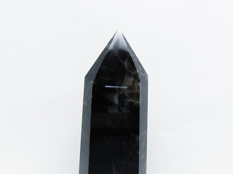 モリオン 黒水晶 六角柱 台座付き 一点物 152-4030 【sold out】