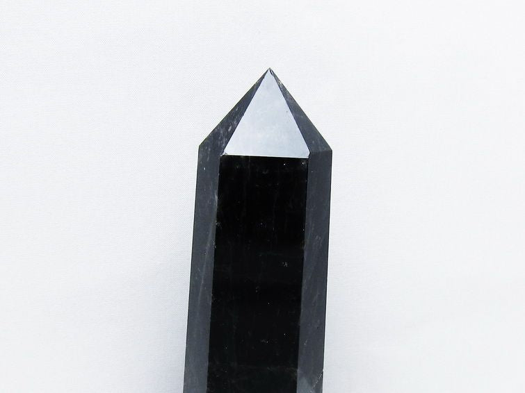 モリオン 黒水晶 六角柱 台座付き 一点物 152-4034 【sold out】
