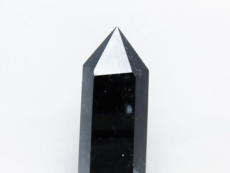 モリオン 黒水晶 六角柱 台座付き 一点物 152-4036 [sold out]