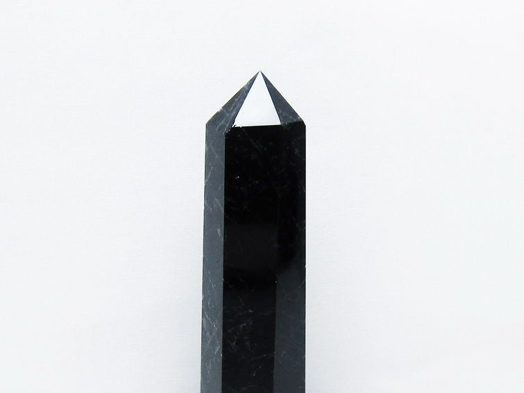 モリオン 黒水晶 六角柱 台座付き 一点物 152-4038 【sold out】
