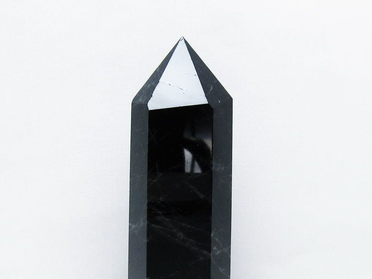 モリオン 黒水晶 六角柱 台座付き 一点物 152-4040 【sold out】