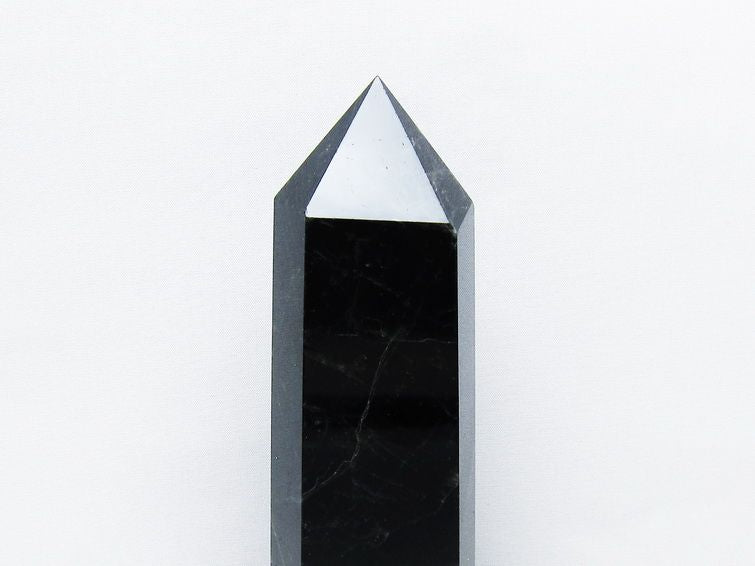 モリオン 黒水晶 六角柱 台座付き 一点物 152-4040 【sold out】