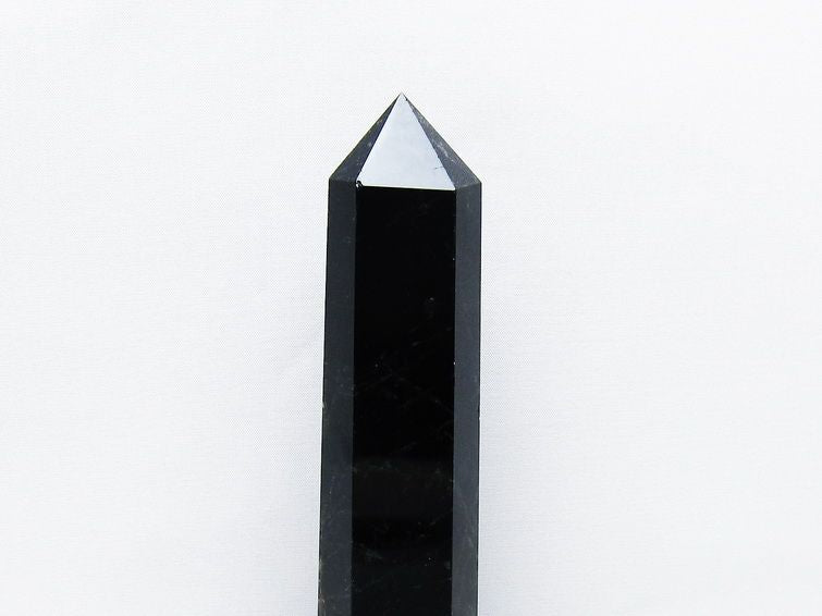 モリオン 黒水晶 六角柱 台座付き 一点物 152-4042 【sold out】