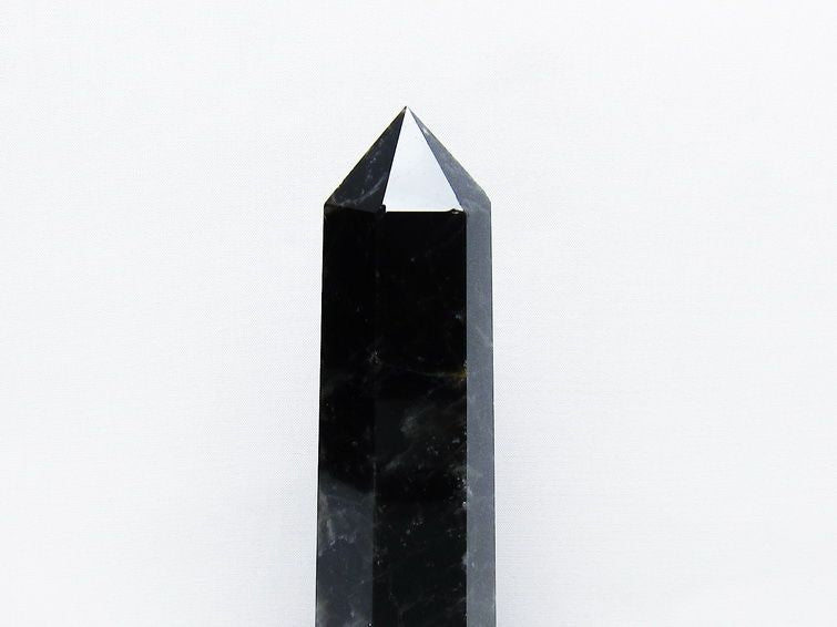 モリオン 黒水晶 六角柱 台座付き 一点物 152-4046 [sold out]