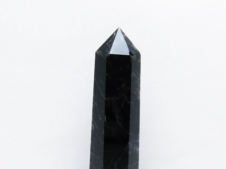 モリオン 黒水晶 六角柱 台座付き 一点物 152-4046 [sold out]
