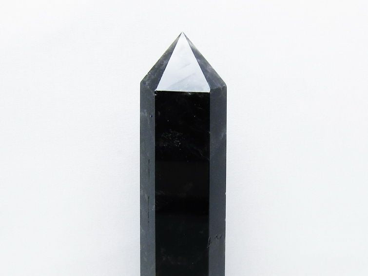 モリオン 黒水晶 六角柱 台座付き 一点物 152-4052 【sold out】