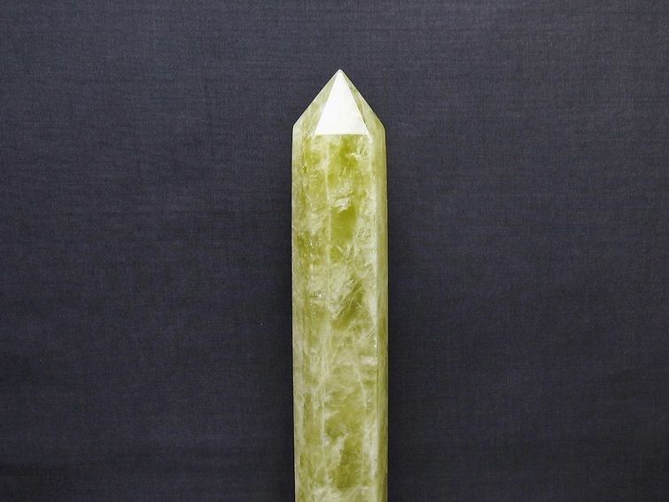 1.1Kg シトリン 六角柱 シトリンクォーツ ポイント 台座付属 一点物 152-4132