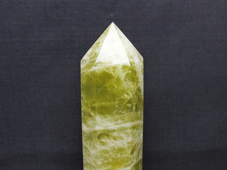 1.2Kg シトリン 六角柱 シトリンクォーツ ポイント 台座付属 一点物 152-4139