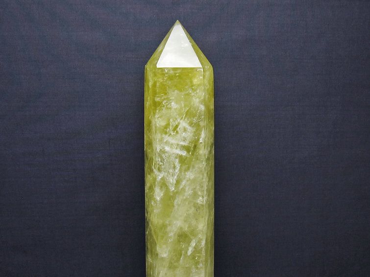 2.8Kg シトリン 六角柱 シトリンクォーツ ポイント 台座付属 一点物 152-4169