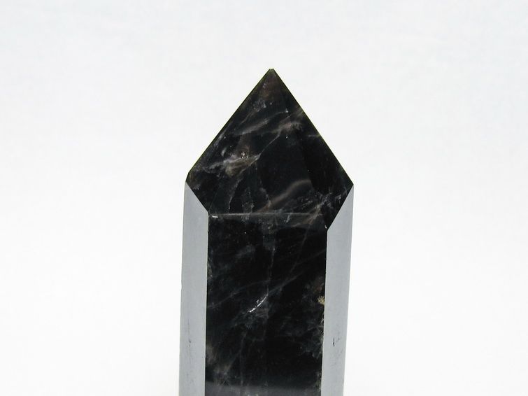 黒水晶 ポイント モリオン 六角柱 置物 一点物 152-4354