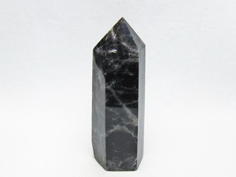 黒水晶 ポイント モリオン 六角柱 置物 一点物 152-4357