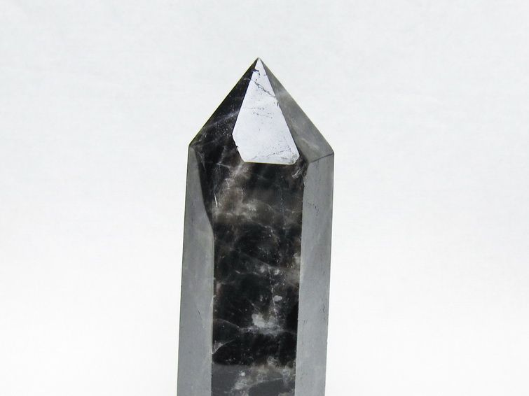 黒水晶 ポイント モリオン 六角柱 置物 一点物 152-4357