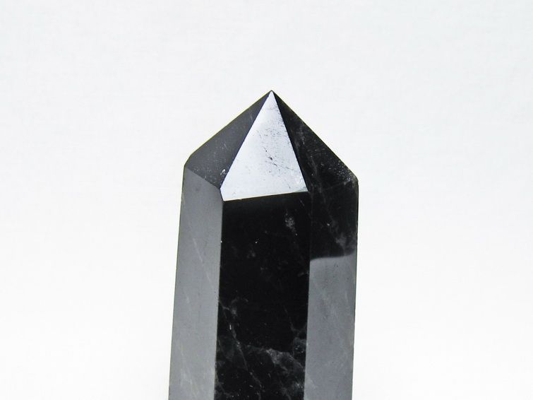 黒水晶 ポイント モリオン 六角柱 置物 一点物 152-4386