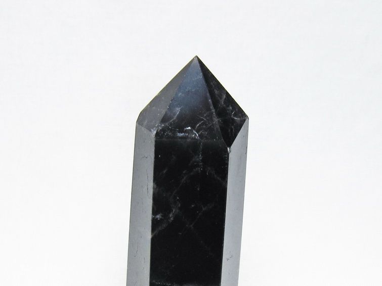 黒水晶 ポイント モリオン 六角柱 置物 一点物 152-4388