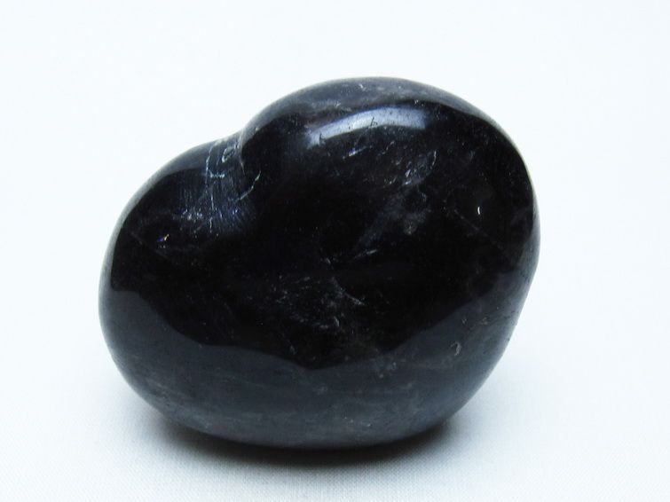 モリオン 置物 黒水晶 ハート 一点物 155-961