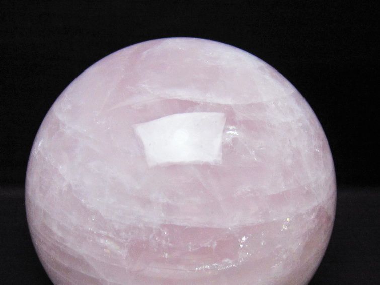 4.6Kg ローズクォーツ 丸玉 155mm スフィア 置物 一点物 161-1031