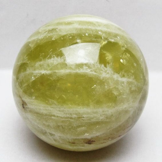 2.1Kg シトリン 丸玉 117mm スフィア 置物 原石 一点物 161-1071