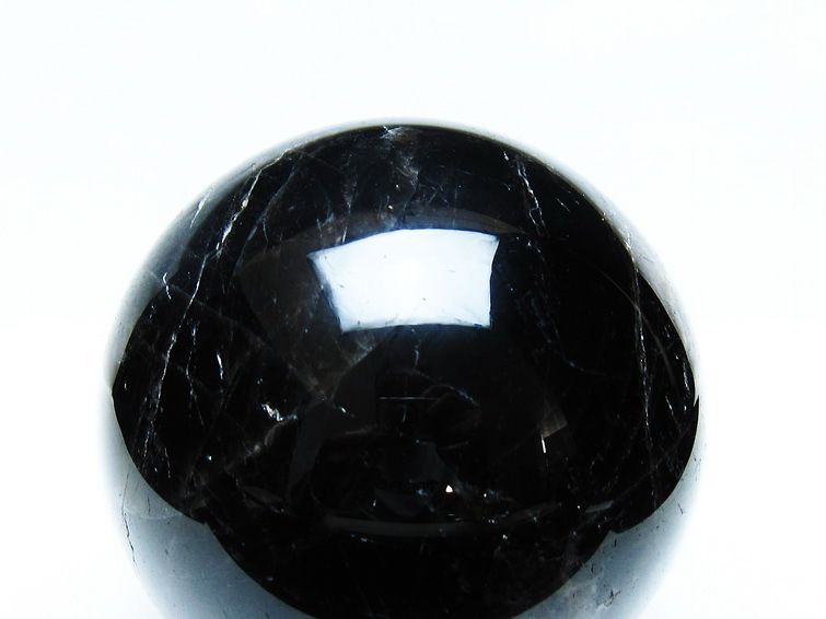 2.1Kg 黒水晶 丸玉 117mm モリオン 丸玉 モリオン スフィア 一点物 161-915
