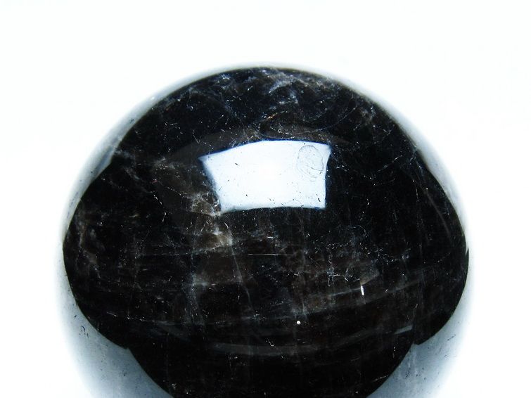 2Kg 黒水晶 丸玉 117mm モリオン 丸玉 モリオン スフィア 一点物 161-916