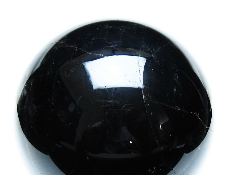 2Kg 黒水晶 丸玉 115mm モリオン 丸玉 モリオン スフィア 一点物 161-917