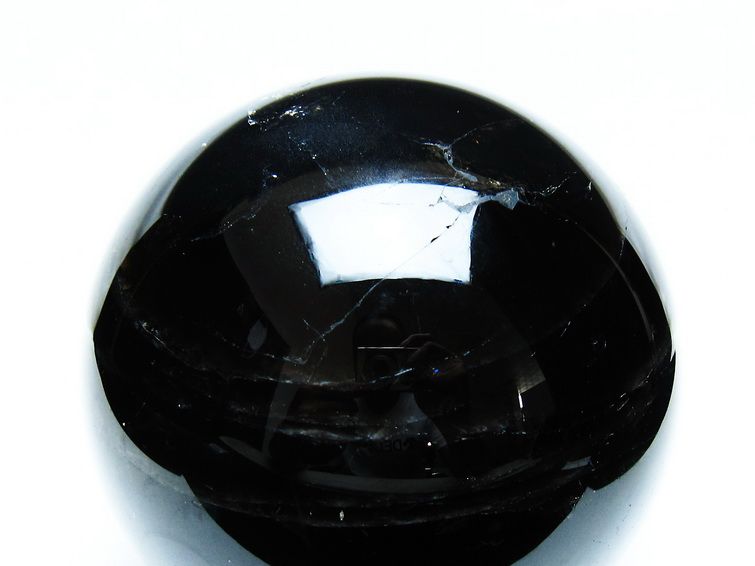 2.4Kg 黒水晶 丸玉 123mm モリオン 丸玉 モリオン スフィア 一点物 161-918