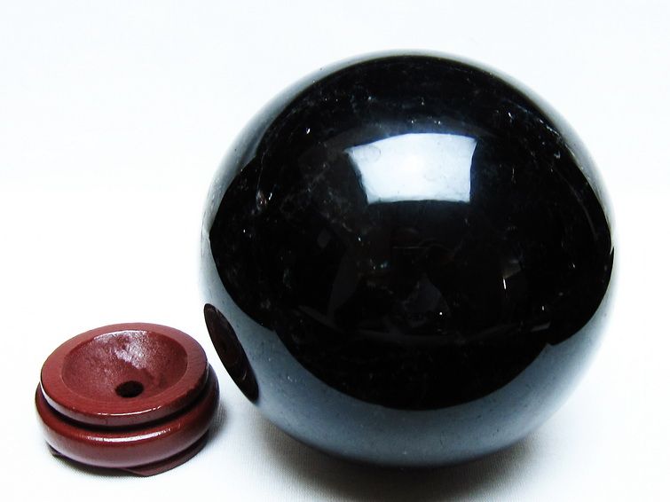 2.2Kg 黒水晶 丸玉 120mm モリオン 丸玉 モリオン スフィア 一点物 161-919