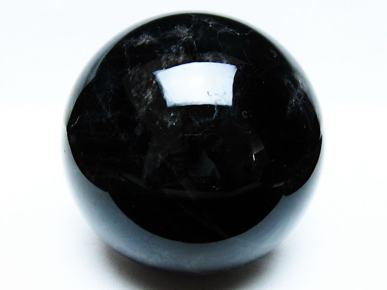 2.8Kg 黒水晶 丸玉 130mm モリオン 丸玉 モリオン スフィア 一点物 161-921