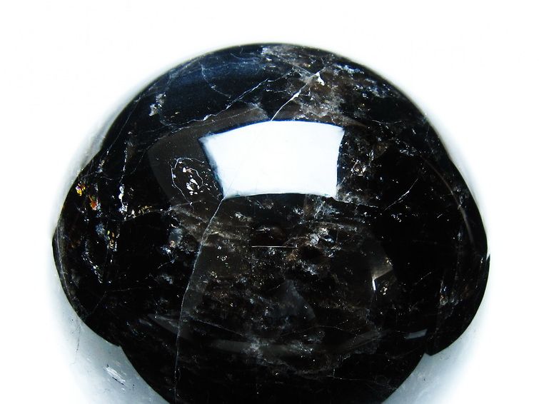3Kg 黒水晶 丸玉 130mm モリオン 丸玉 モリオン スフィア 一点物 161-924