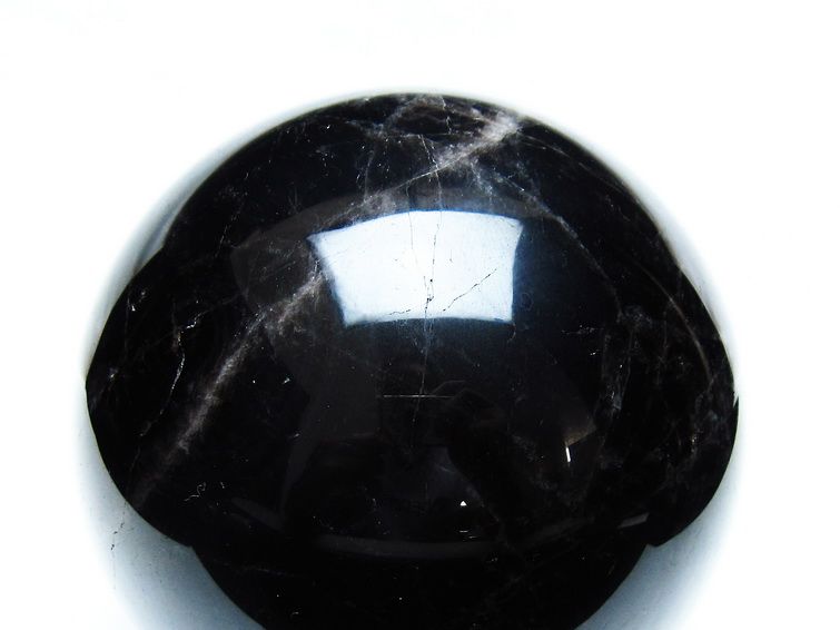 2.4Kg 黒水晶 丸玉 123mm モリオン 丸玉 モリオン スフィア 一点物 161-928