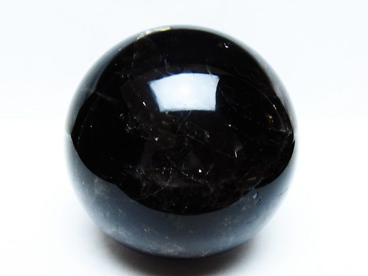 2.1Kg 黒水晶 丸玉 120mm モリオン 丸玉 モリオン スフィア 一点物 161-929