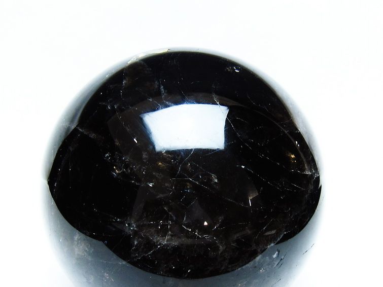 2.1Kg 黒水晶 丸玉 120mm モリオン 丸玉 モリオン スフィア 一点物 161-929