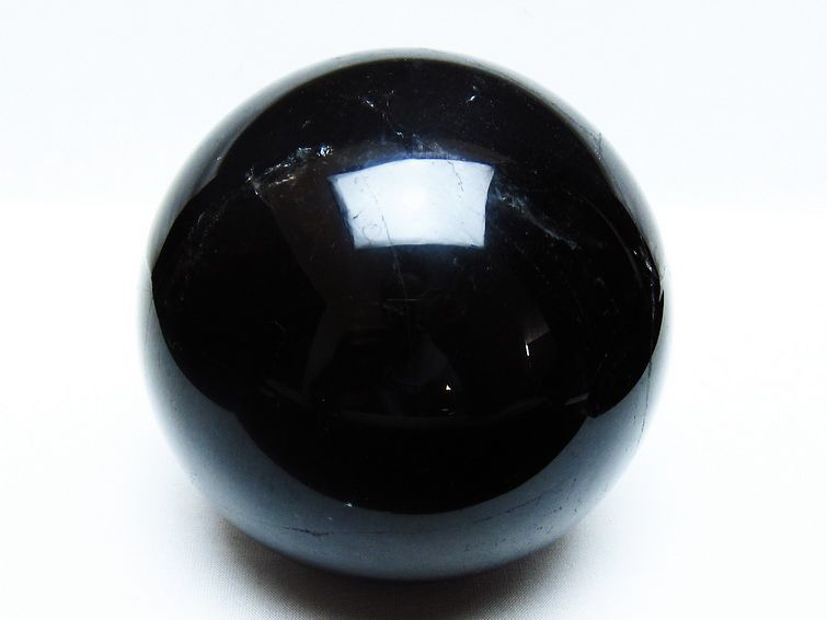 2Kg 黒水晶 丸玉 115mm モリオン 丸玉 モリオン スフィア 一点物 161-931