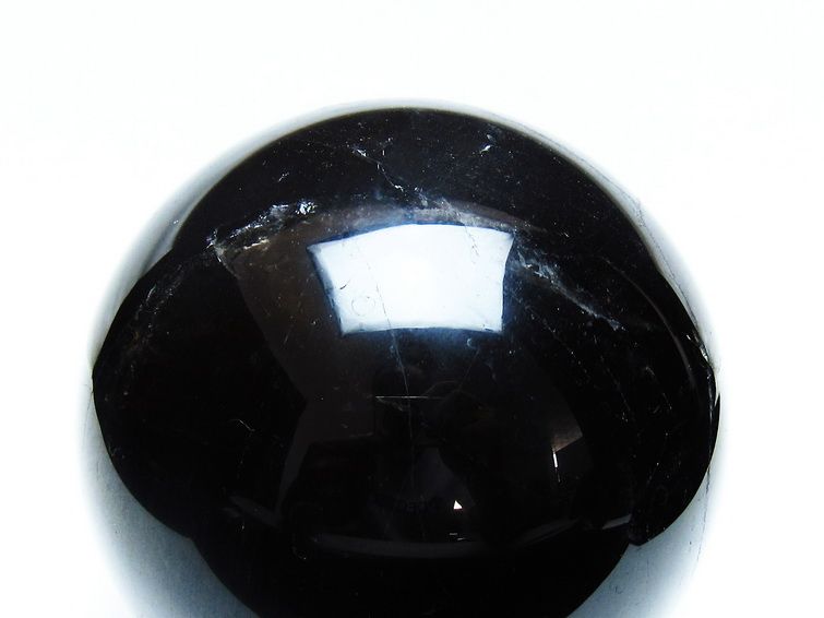 2Kg 黒水晶 丸玉 115mm モリオン 丸玉 モリオン スフィア 一点物 161-931