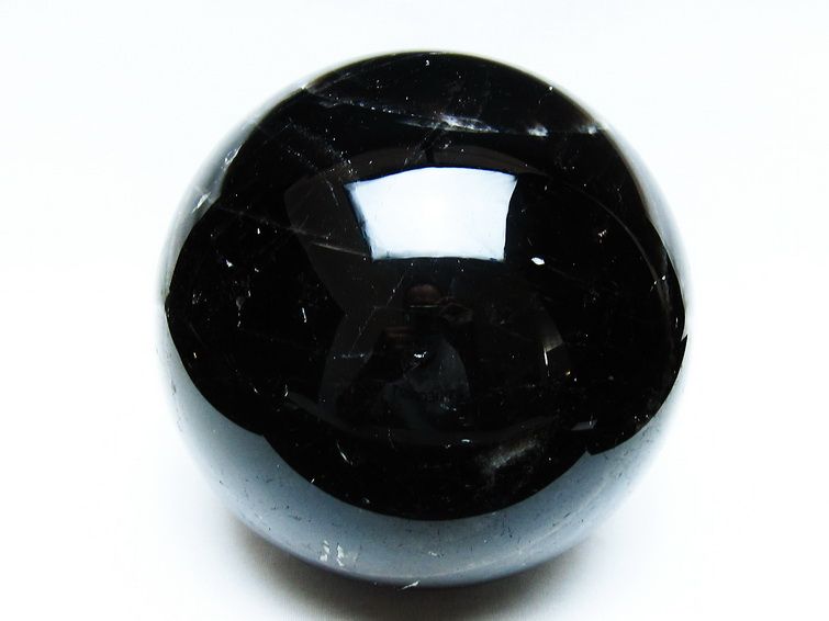 5.1Kg 黒水晶 丸玉 160mm モリオン 丸玉 モリオン スフィア 一点物 161-934