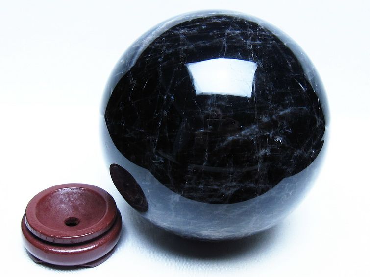2.7Kg モリオン 黒水晶 丸玉 130mm スフィア 一点物 161-940 – 天然石