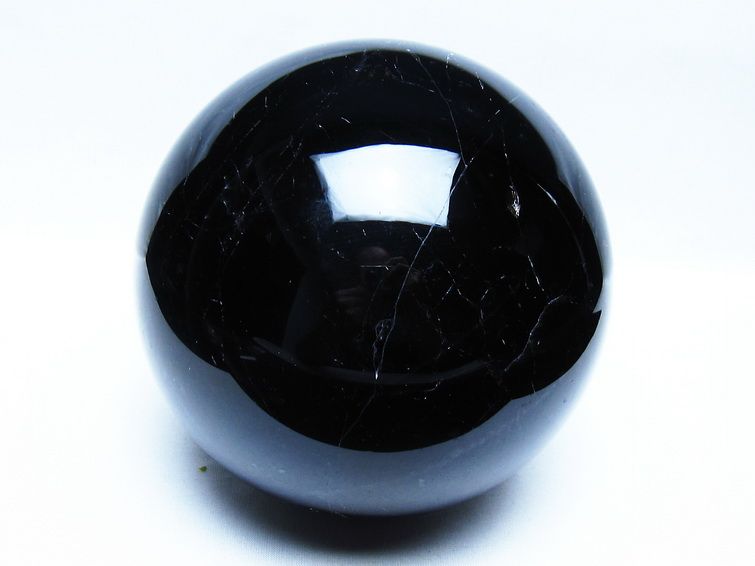 3.6Kg モリオン 黒水晶 丸玉 140mm スフィア 一点物 161-943
