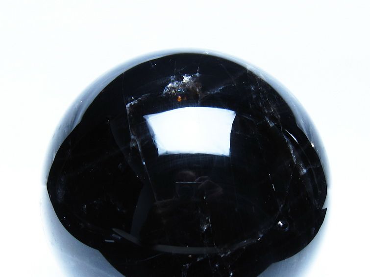 3.3Kg モリオン 黒水晶 丸玉 138mm スフィア 一点物 161-944