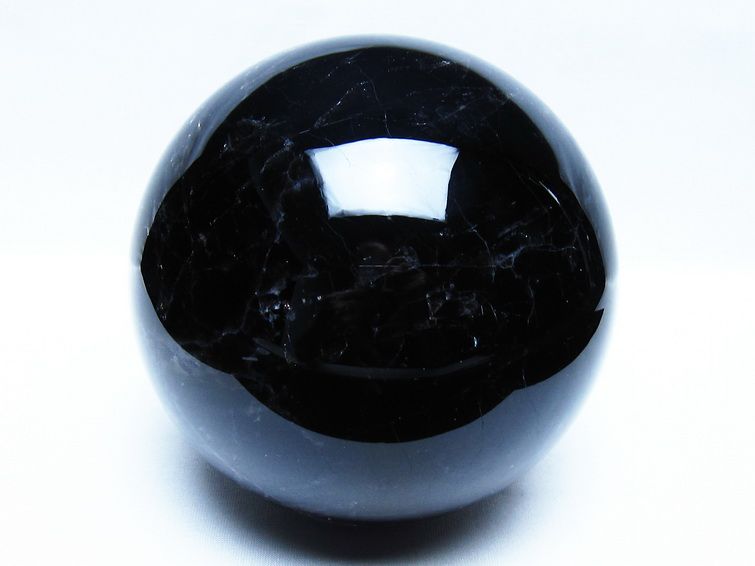 2.9Kg モリオン 黒水晶 丸玉 133mm スフィア 一点物 161-945 【sold out】