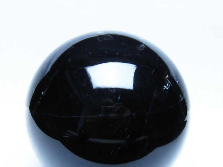 2.1Kg モリオン 黒水晶 丸玉 120mm スフィア 一点物 161-950