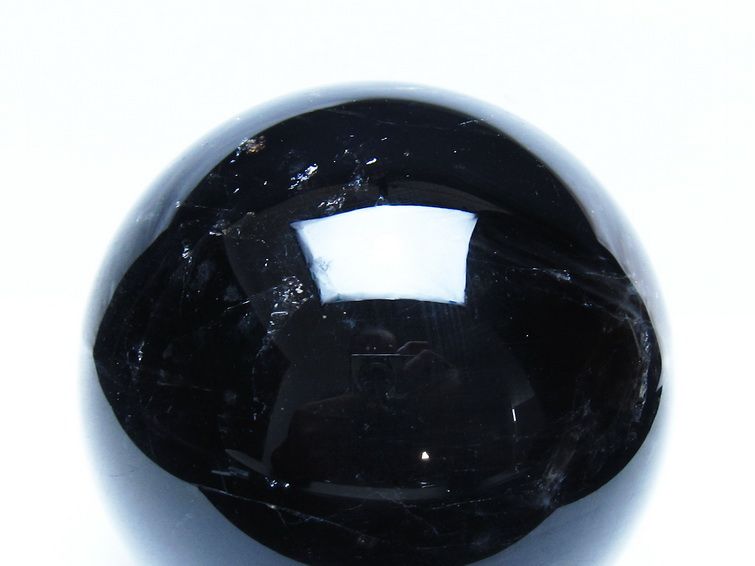 2.1Kg モリオン 黒水晶 丸玉 118mm スフィア 一点物 161-959