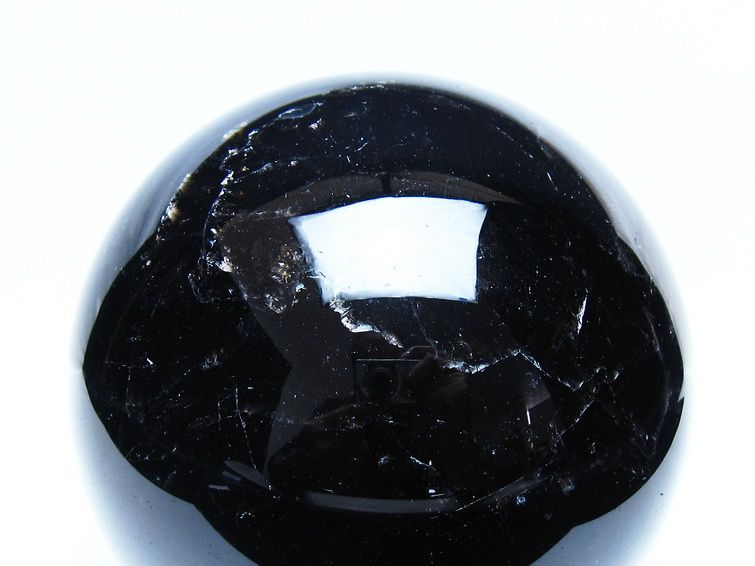 3Kg モリオン 黒水晶 丸玉 135mm スフィア 一点物 161-961